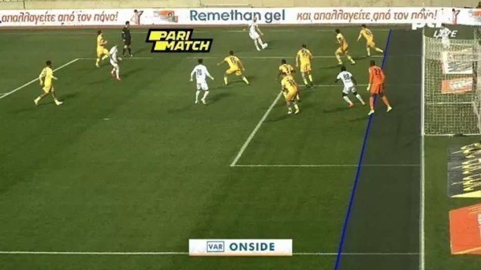 Ομόνοια: Πρώτα offside, μετά γκολ μέσω VAR