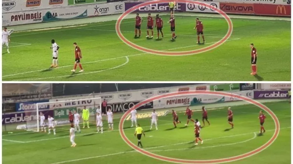 (Ερμής - Ομόνοια) Κόρνερ με... άλλα κόλπα! (Φώτο)