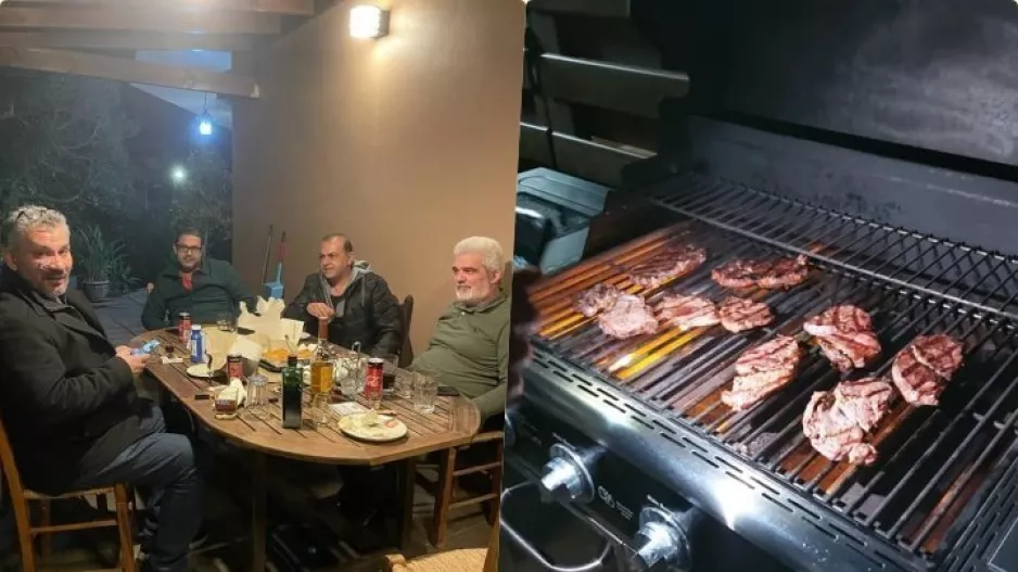 Ομονοιάτικο μπάρμπεκιου κορυφής (φώτο)