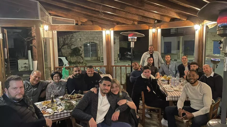 Δεξιώθηκε την ομάδα μπάσκετ/Απόλλων