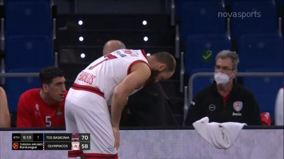 Τραυματίστηκε στο δάχτυλο ο Σπανούλης