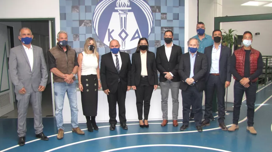 Ο Πρόεδρος ΚΟΑ συναντήθηκε με την Κυπριακή Ομοσπονδία  Ιππασίας