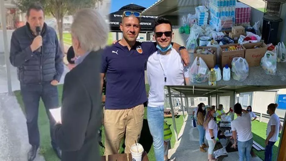 Προσφέρουν απλόχερα φαγητό Κεραυνός και ακαδημίες Valencia (φώτος-βίντεο)
