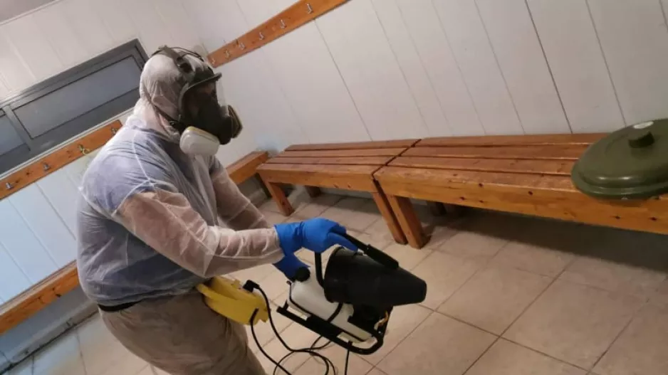 Κρούσμα σε ποδοσφαιριστή, τεστ και απολύμανση (φώτος)