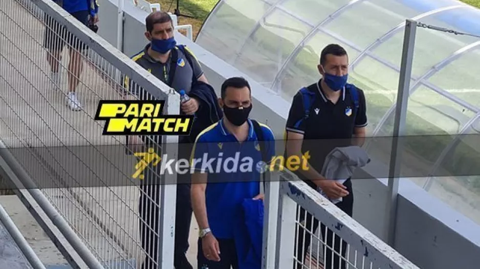(Φώτος/Βίντεο) Στο γήπεδο το ΑΠΟΕΛ