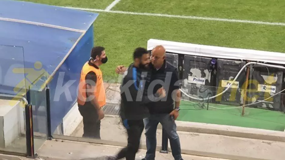 Με τον Χαμπουλλά στην κερκίδα ο Οκριασβίλι (φώτος)