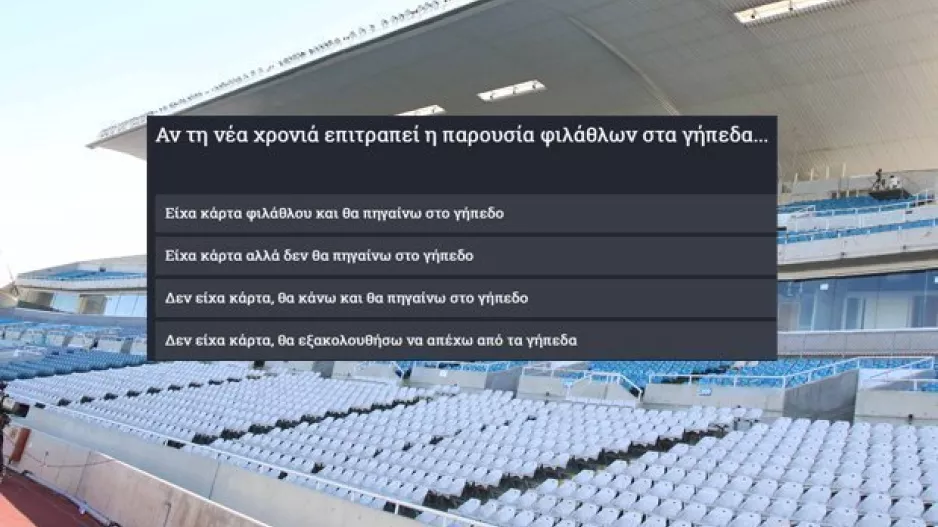 Αν "ανοίξουν" τα γήπεδα...