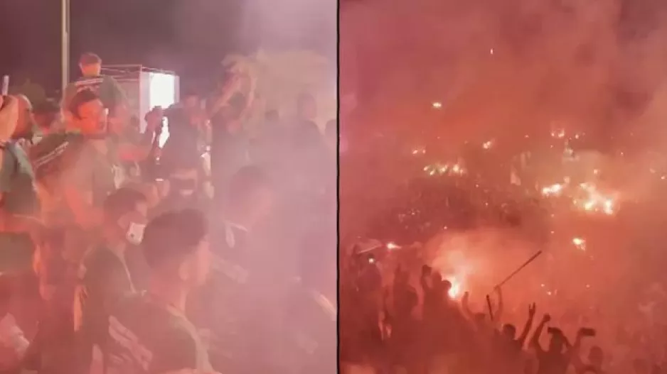 BINTEO/Το Ομονοιάτικο SHOW όταν οι πρωταθλητές μπήκαν στο "Η.Πούλλος"!
