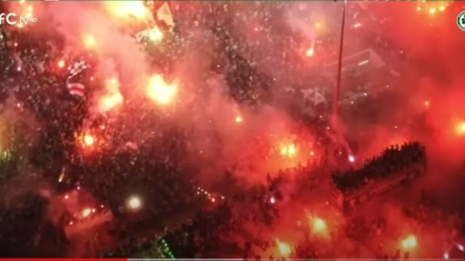 Πράσινη λαοθάλασσα από ψηλά! (βίντεο) 