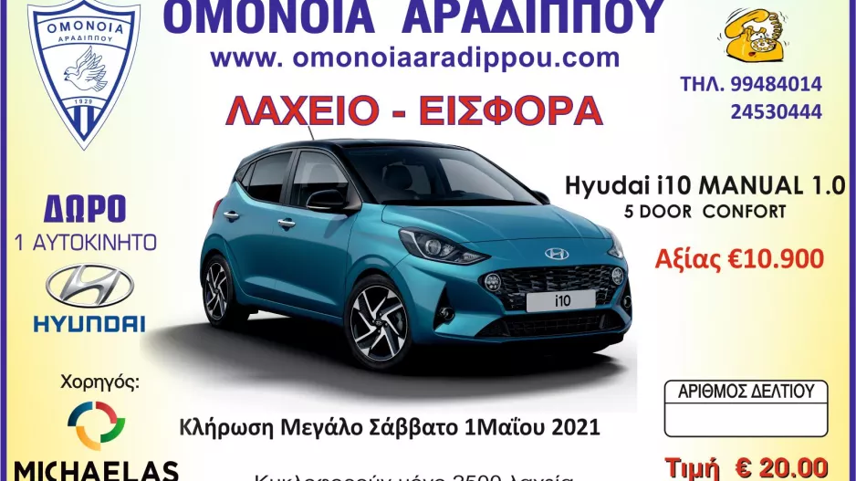 Ενημέρωση για το πασχαλινό λαχείο