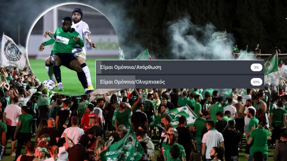 Οπαδοί Ομόνοιας/Πρόβλεψη και προτίμηση σε Ολυμπιακό για κύπελλο