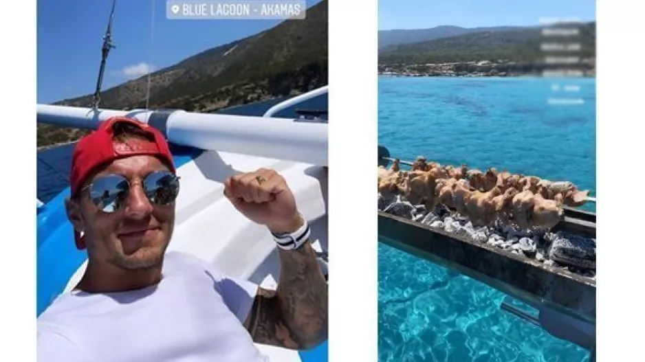Σούβλες στο Blue Lagoon ο Μποτεάκ!