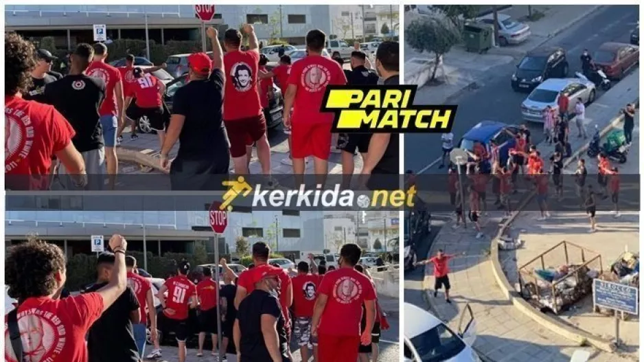 (ΒΙΝΤΕΟ/ΦΩΤΟΣ) Οργανωμένοι οπαδοί στο ξενοδοχείο και στο γήπεδο!