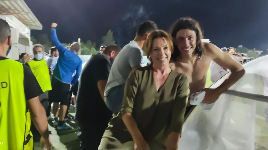 Ο Μάριος με Λούμπα Ζαχάροβα