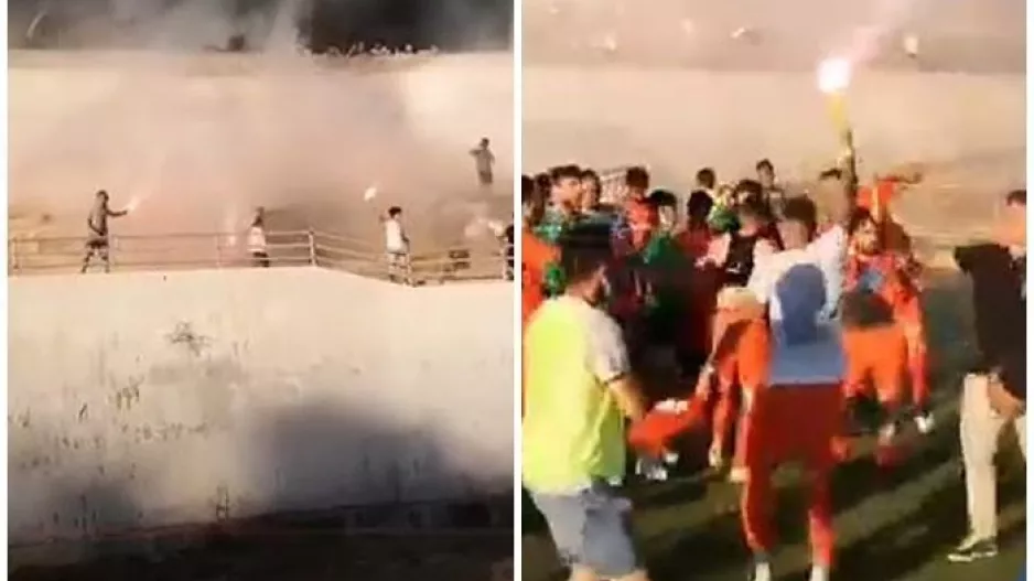 Τρελό... σκηνικό με οπαδούς και παίκτες (ΒΙΝΤΕΟ-ΦΩΤΟΣ)