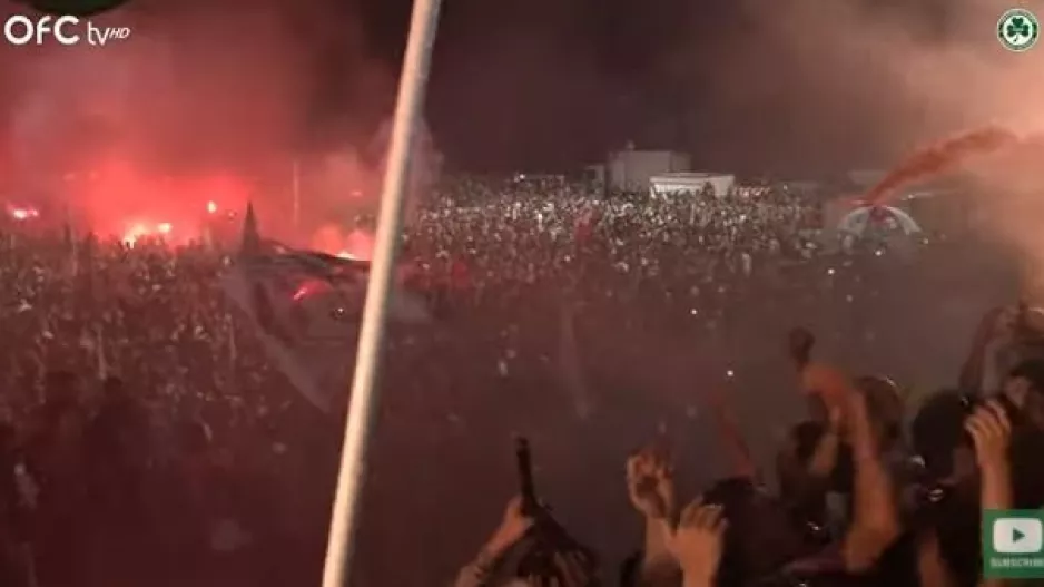 (ΒΙΝΤΕΟ-Ομόνοια) Το ξέσπασμα χαράς του Πράσινου Λαού!