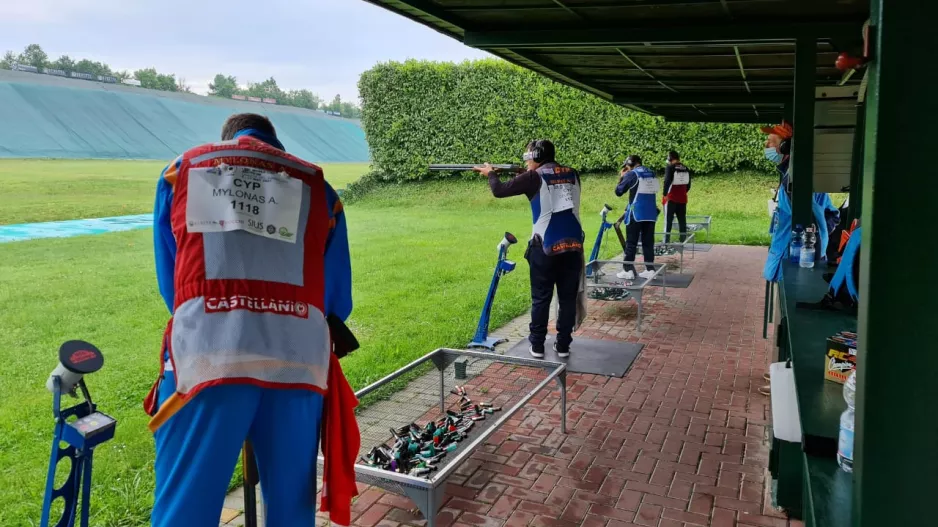 Ολοκληρώθηκε η συμμετοχή της Κύπρου στο τραπ ανδρών στο Λονάτο