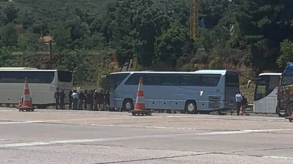 Ελεγχος Αστυνομίας σε πούλμαν, επέβαιναν οπαδοί του ΠΑΟΚ