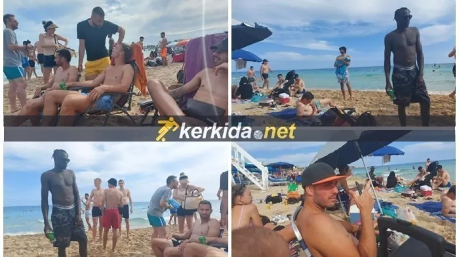 (ΒΙΝΤΕΟ) Το... γιόρτασαν στην παραλία