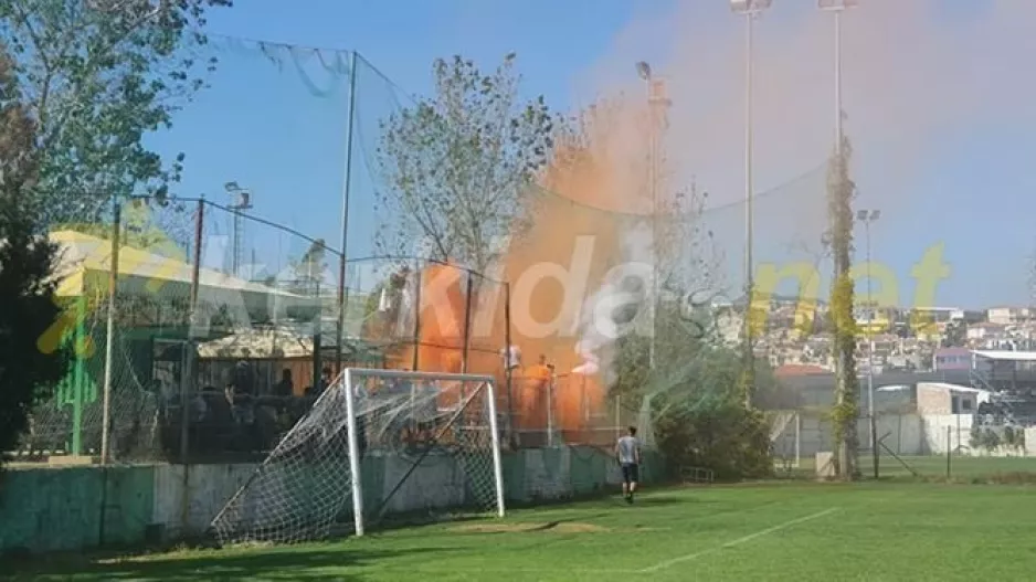 Στην προπόνηση για "ντόπες" με καπνογόνα! (βίντεο/φώτος)