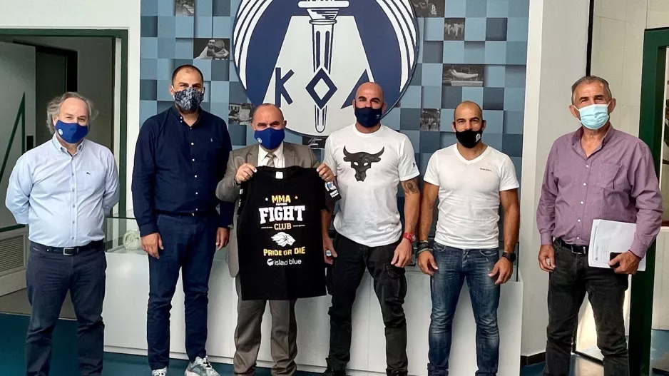 Ο Πρόεδρος ΚΟΑ συναντήθηκε με Paphos Thai Boxing & MMA Fight Club