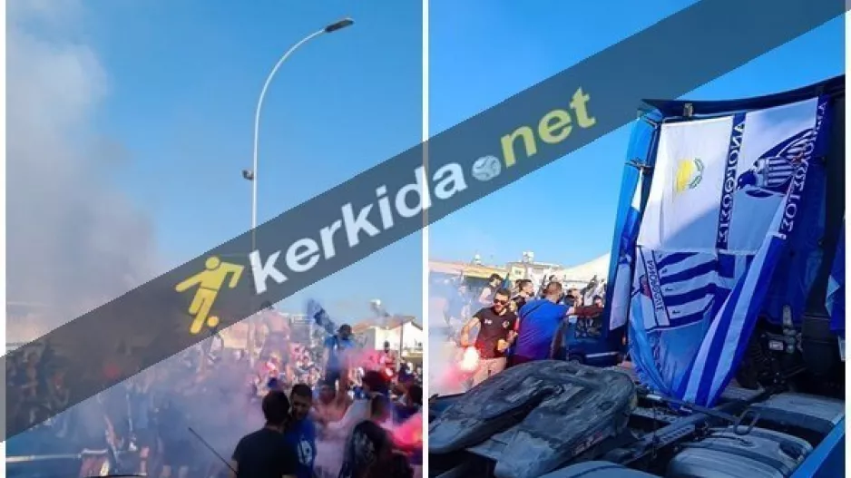 Οι Ανορθωσιάτες στο "Α.Παπαδόπουλος" (Φώτος/Βίντεο)