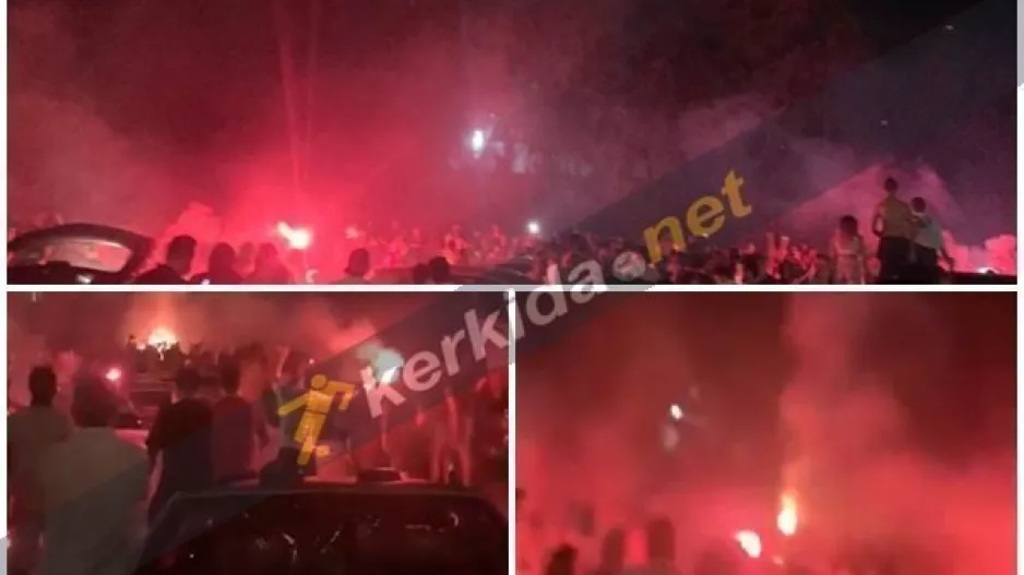 (ΒΙΝΤΕΟ) Οι Ομονοιάτες... "χαμό" έξω απ' την "ΑΡΕΝΑ"!