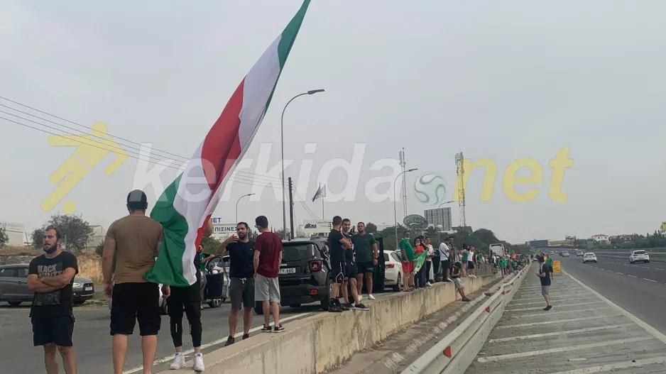 "Πρασίνισε" ο αυτοκινητόδρομος για την αποστολή της Ομόνοιας! (βίντεο/φώτος)