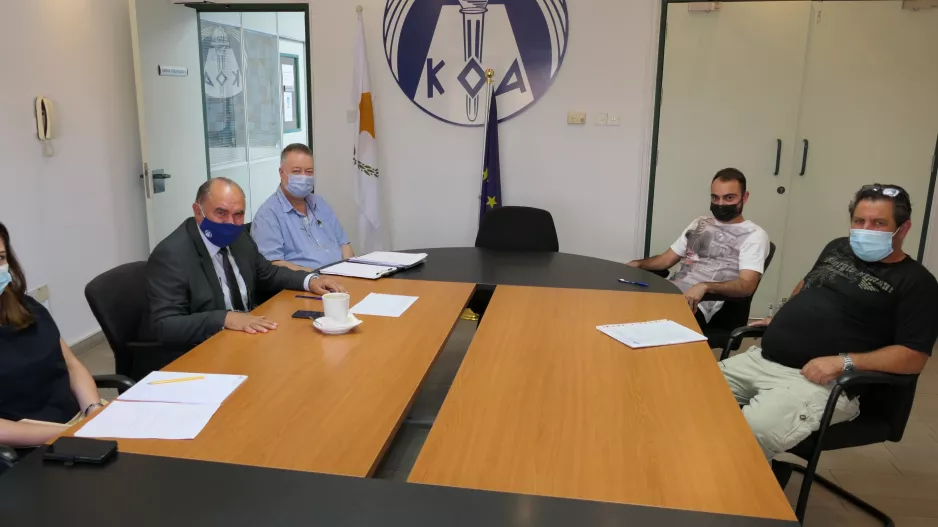 Συνάντηση Πρόεδρου ΚΟΑ με το Σωματείο «Ολυμπιάς» Λυμπιών