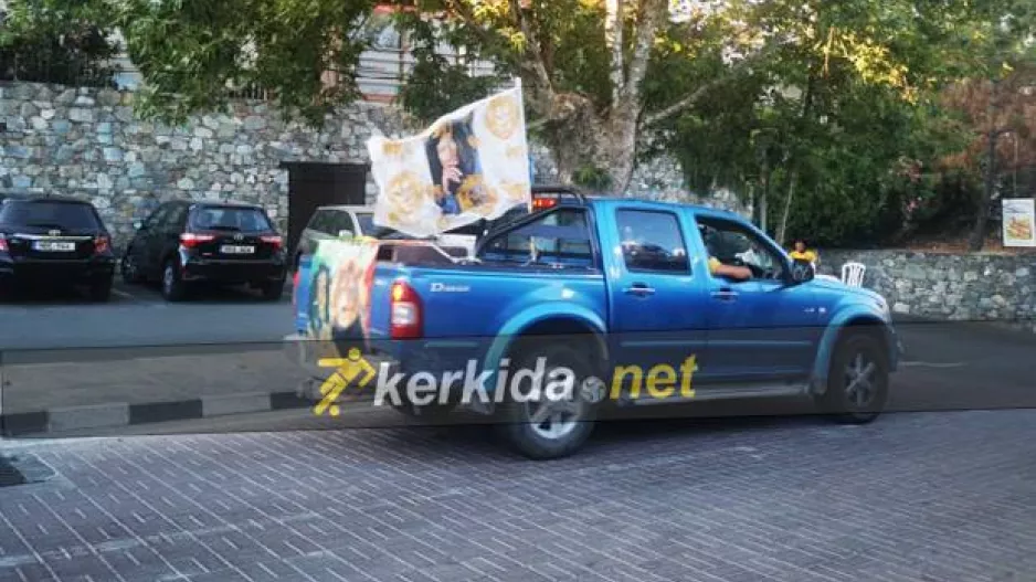 "Κιτρίνισαν" το Πελένδρι οι ΑΕΛίστες (φώτος/βίντεο)
