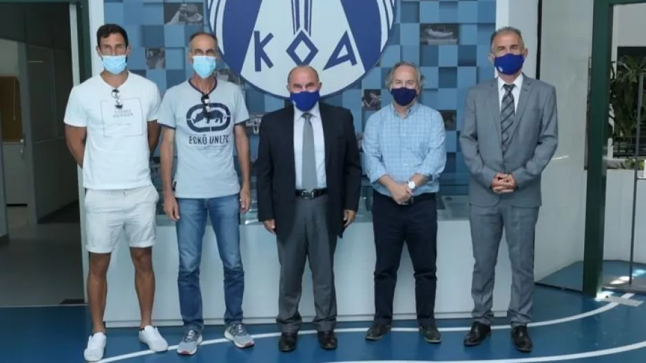 Ο ΚΟΑ παρέδωσε επιδόματα σε Ηλία Αγαπίου και Γιώργο Κοσιή