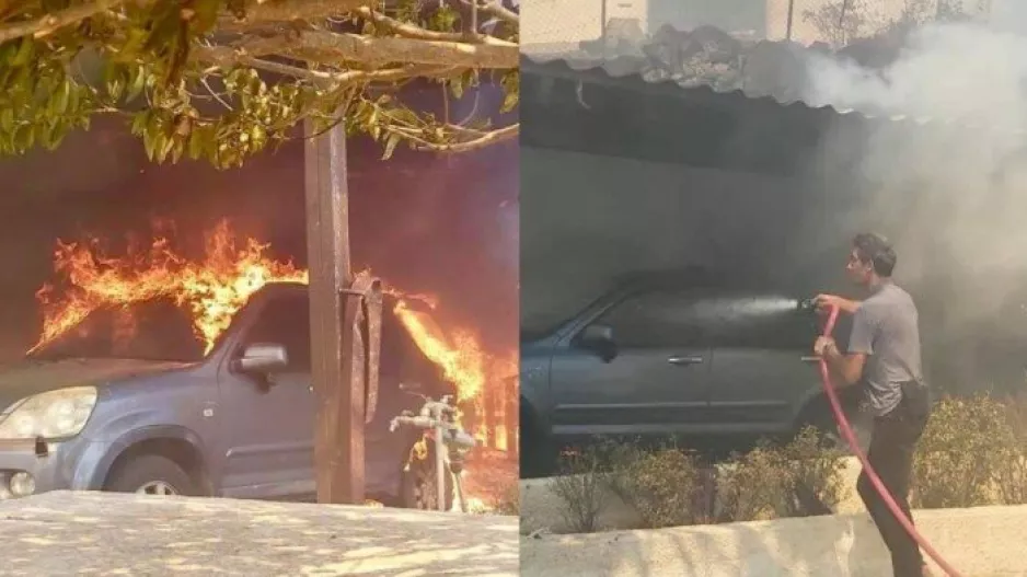 Τάλα/ Ζημιές σε σπίτια και αυτοκίνητα - Εννέα πτητικά μέσα στην μάχη