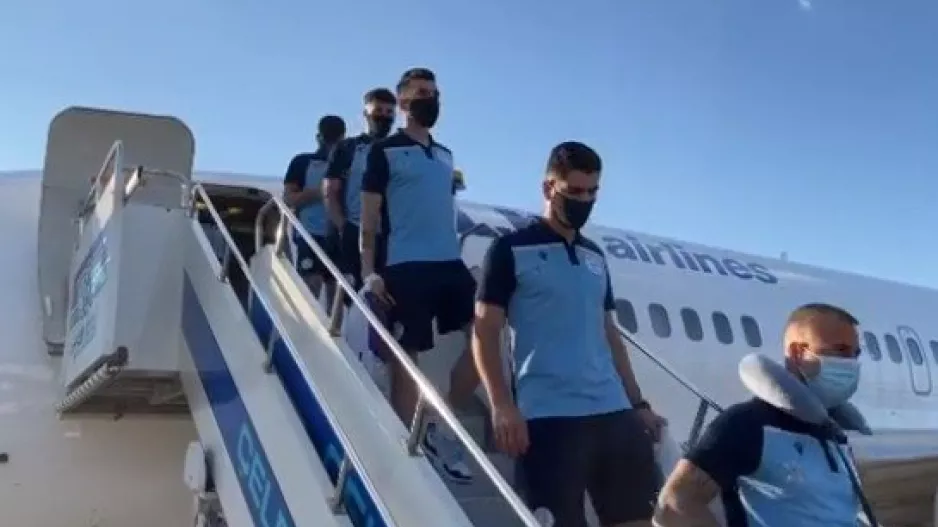(ΒΙΝΤΕΟ) Η άφιξη της Εθνικής μας