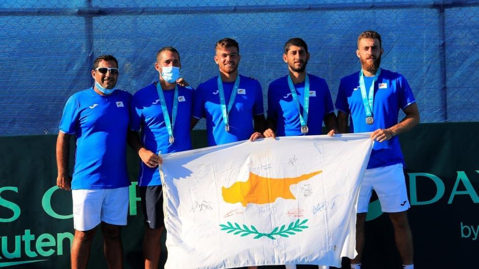 Davis Cup: Δεύτερη θέση και πρόκριση η Κύπρος