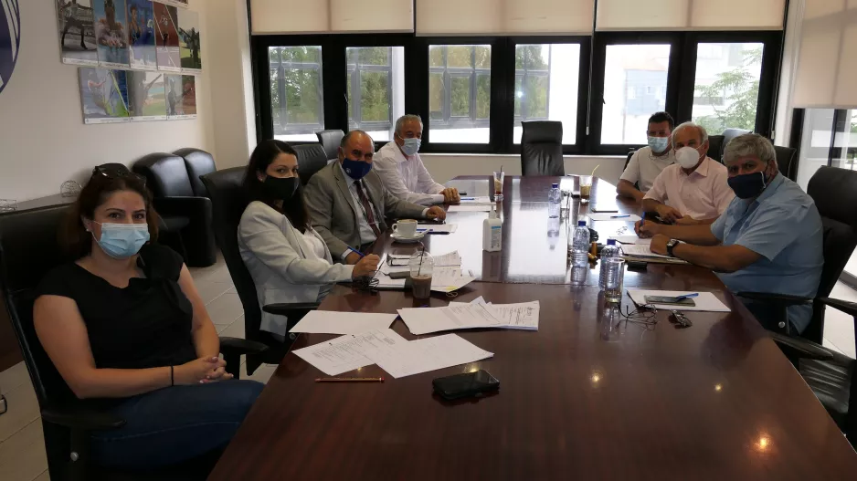 Συνάντηση ΚΟΑ με Σωματείο «Βύρων» και Ομοσπονδία Γυμναστικής
