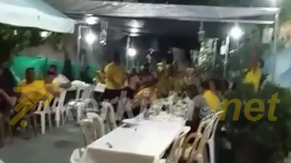 Πελένδρι: Χαμό σε ταβέρνα οι ΑΕΛίστες! (βίντεο)