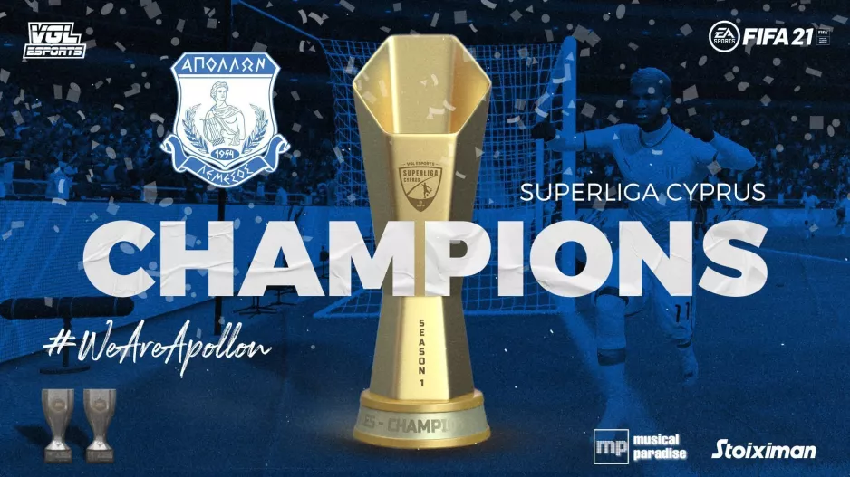 Apollon Esports/Πρώτο πρωτάθλημα στο FIFA21