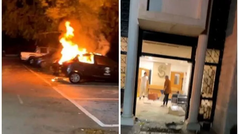 ΒΙΝΤΕΟ από την επίθεση διαδηλωτών στο συγκρότημα ΔΙΑΣ