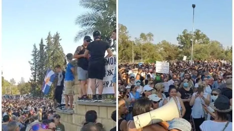 Μεγάλη διαμαρτυρία στο Προεδρικό- Ποια τα αιτήματά τους