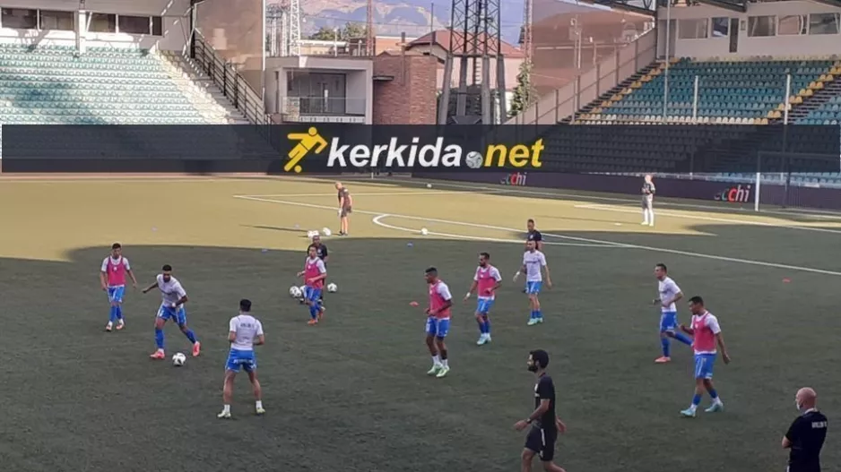 (Φώτος/Βίντεο Kerkida) H προθέρμανση του Απόλλωνα