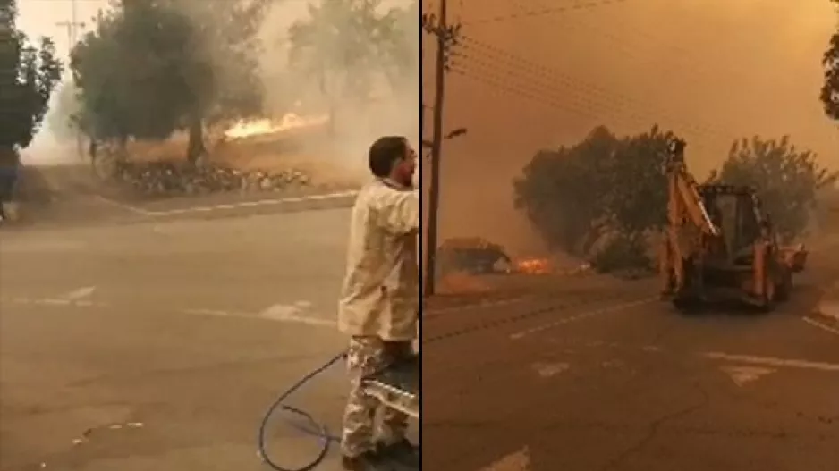 (Νεότερο) Καίγονται σπίτια σε Αρακαπά και Μελίνη