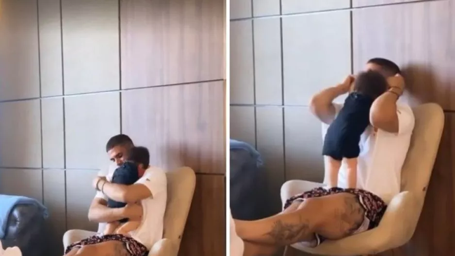 Πιέρος... με τον μπέμπη 