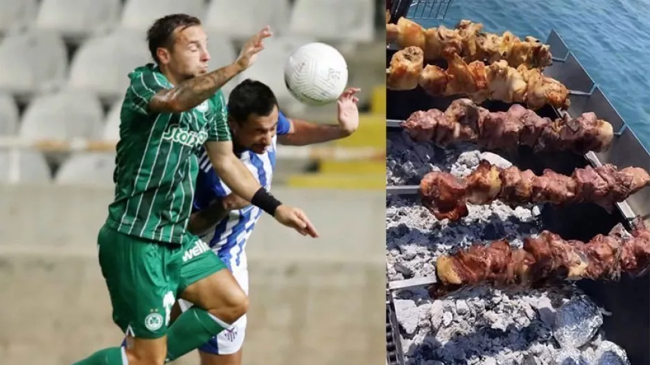 Το γιόρτασε με… σούβλα στη θάλασσα