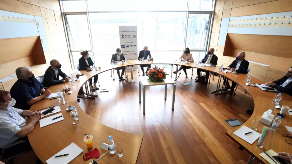 Συνάντηση της Εφορείας ΕΟΑΚ και της Επιτροπής «Pierre de Coubertin» με τον κ. Πρόδρομου Προδρόμου