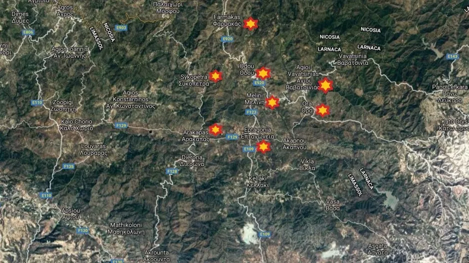 Εδώ μαίνεται η πύρινη κόλαση