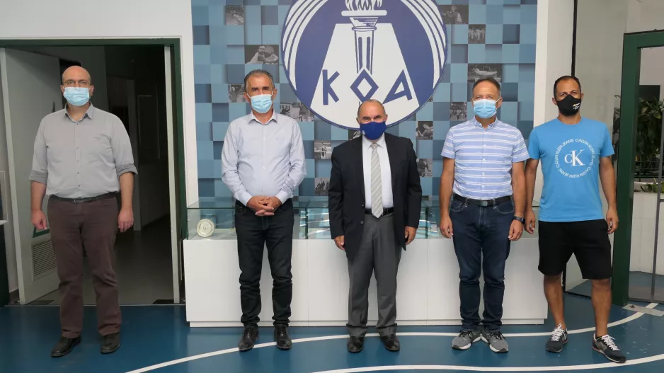 Ο Πρόεδρος του ΚΟΑ συναντήθηκε τον Χαλκάνορα Ιδαλίου