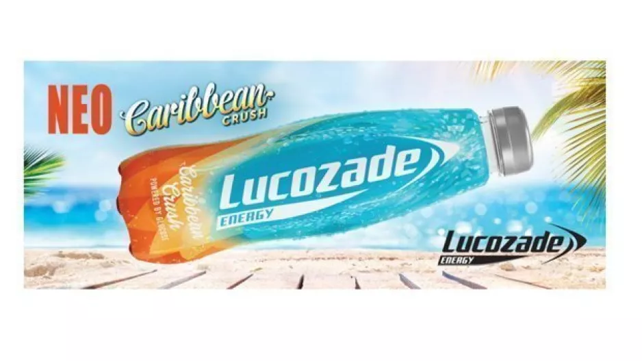 Το Lucozade δροσίζει το καλοκαίρι μας με τη νέα γεύση Lucozade Energy Caribbean Crush!