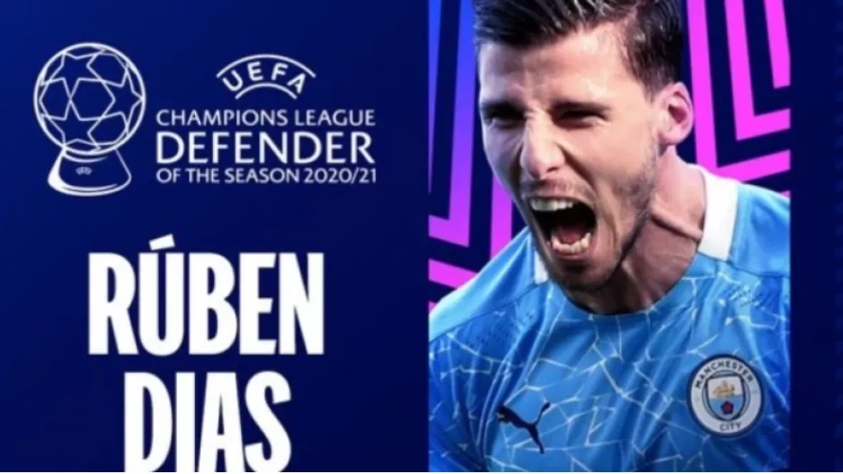 Champions League: Ρούμπεν Ντίας, ο αμυντικός της χρονιάς
