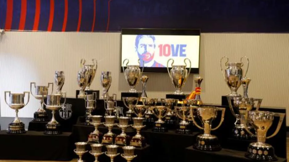 Στην αίθουσα οι 35 τίτλοι του Μέσι 