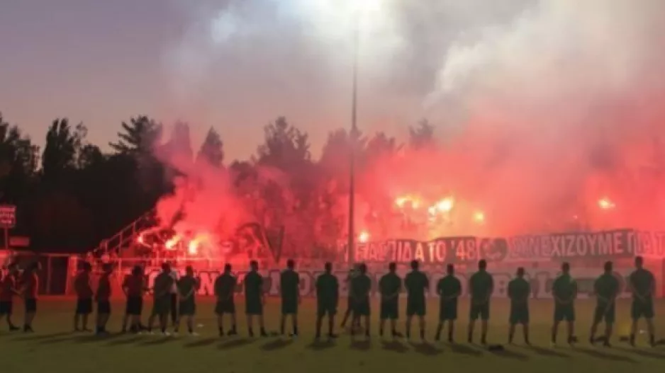 Ομόνοια 29Μ: Ιστορικός αγώνας, ο πρώτος με ομάδα Α' κατηγορίας